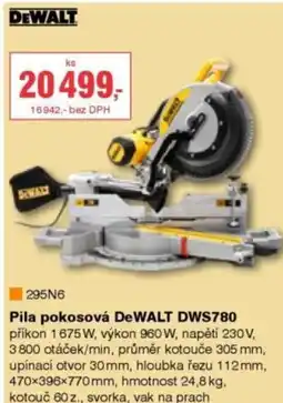 DEK Pila pokosová DeWALT DWS780 nabídka