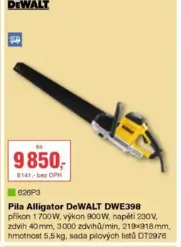 DEK Pila Alligator DeWALT DWE398 nabídka