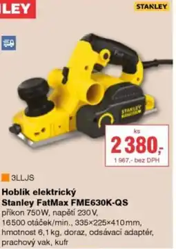DEK Hoblík elektrický Stanley FatMax FME630K-QS nabídka