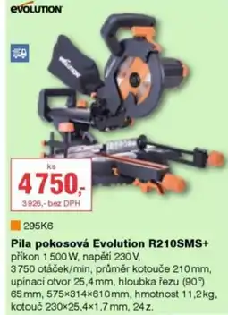 DEK Pila pokosová Evolution R210SMS+ nabídka