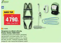 DEK Souprava na šikmé střechy Kratos Safety FA8010401 nabídka