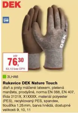 DEK Rukavice DEK Nature Touch nabídka