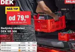 DEK Bedýnka skládací DEK SB 300 nabídka