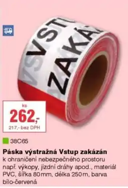 DEK Páska výstražná Vstup zakázán nabídka