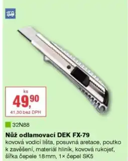 DEK Nůž odlamovací DEK FX-79 nabídka