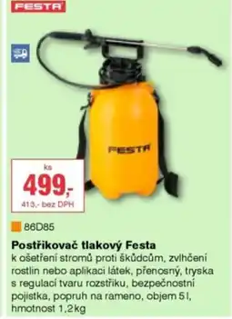 DEK Postřikovač tlakový Festa nabídka
