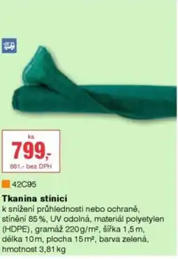 DEK Tkanina stínicí nabídka