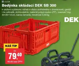 DEK Bedýnka skládací DEK SB 300 nabídka