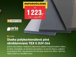 DEK Deska polykarbonátová plná strukturovaná TEX 6 2UV čirá nabídka