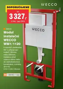 DEK Modul instalační WECCO WM1/1120 nabídka