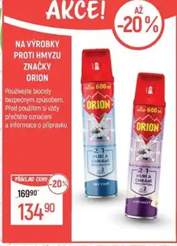 Globus Na výrobky proti hmyzu značky Orion nabídka