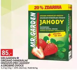 Baumax Mr.garden⭑ organo-minerální hnojivo pro jahody a drobné ovoce nabídka