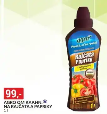 Agro om kap.hn. na rajčata a papriky