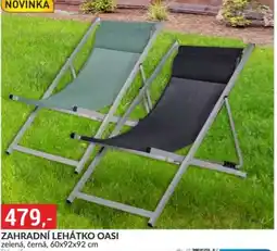 Baumax Zahradní lehátko oasi nabídka