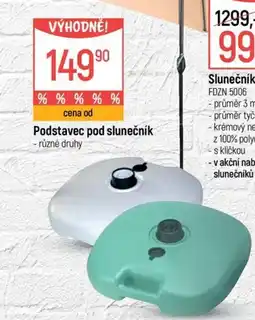 Globus Podstavec pod slunečník nabídka