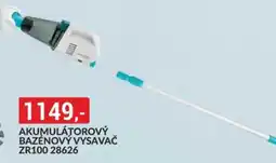 Baumax Akumulátorový bazénový vysavač ZR100 28626 nabídka