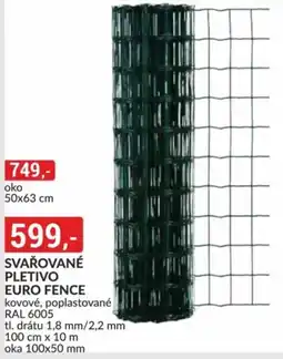Baumax Svařované pletivo euro fence nabídka