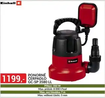 Baumax Ponorné cerpadlo GC-SP 3580 LL nabídka