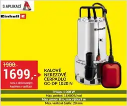 Baumax Kalové nerezové čerpadlo GC-DP 1020 N nabídka