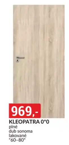 Baumax KLEOPATRA 0*0 plné nabídka