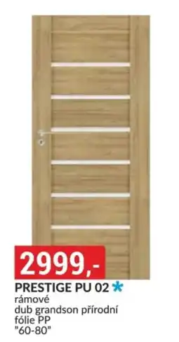 Baumax PRESTIGE PU 02* rámové nabídka