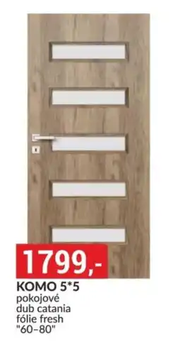 Baumax KOMO 5*5 pokojové nabídka