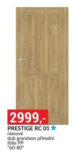 Baumax PRESTIGE RC 01* rámové nabídka