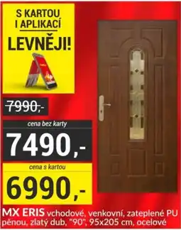Baumax MX ERIS vchodové nabídka