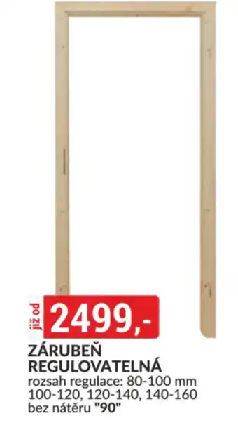 Baumax ZÁRUBEŇ REGULOVATELNÁ nabídka