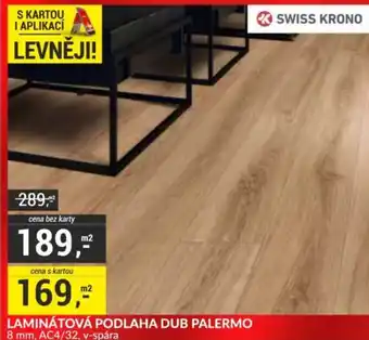 Baumax Laminátová podlaha dub palermo nabídka