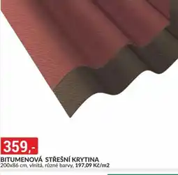 Baumax Bitumenová střešní krytina nabídka