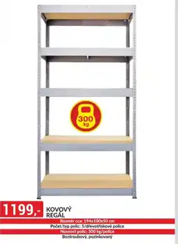 Baumax Kovový regál nabídka