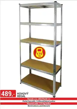 Baumax Kovový regál nabídka