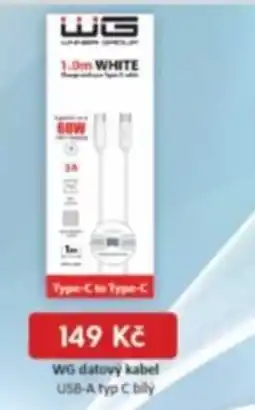 Baumax WG datový kabel USB-A typ C bily nabídka