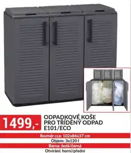 Baumax Odpadkové koše pro tridený odpad E101/ECO nabídka