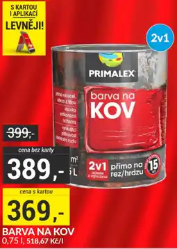 Baumax Barva na kov nabídka