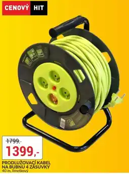 Baumax Prodlužovací kabel na bubnu 4 zásuvky nabídka