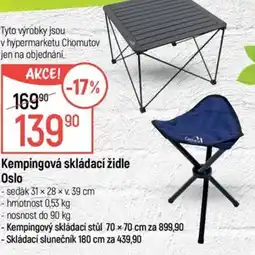 Globus Kempingová skládací židle Oslo nabídka