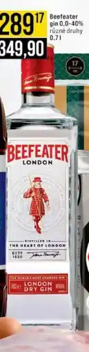 Jip Beefeater gin 0,0-40% nabídka