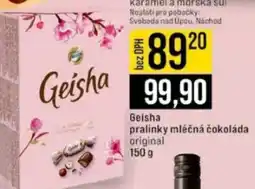 Jip Geisha pralinky mléčná čokoláda nabídka