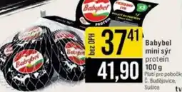 Jip Babybel mini sýr protein nabídka