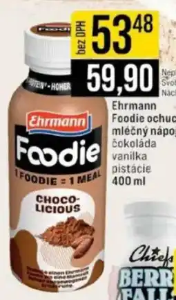 Jip Ehrmann Foodie ochucený mléčný nápoj nabídka