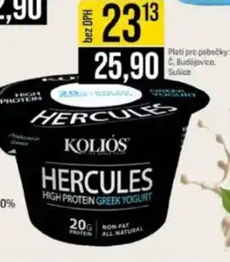 Jip Kolios Hercules řecký jogurt protein nabídka