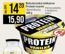 Jip Bohušovická mlékárna Protein tvaroh nabídka