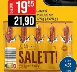 Jip Saletti mini salám nabídka