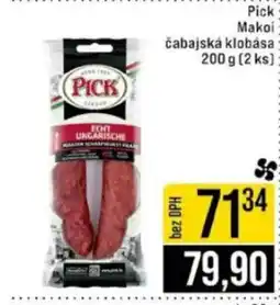 Jip Pick Makoi čabajská klobása nabídka