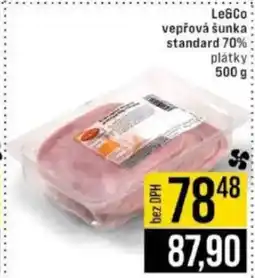 Jip Le&Co vepřová šunka standard 70% nabídka