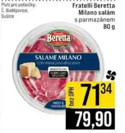 Jip Fratelli Beretta Milano salám nabídka