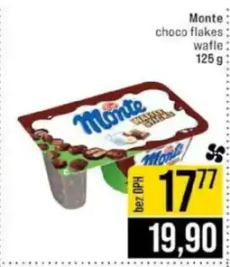 Jip Monte choco flakes wafle nabídka