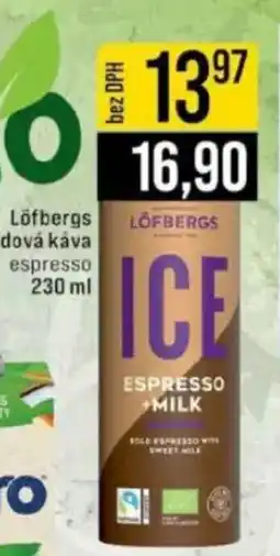 Jip Löfbergs ledová káva nabídka